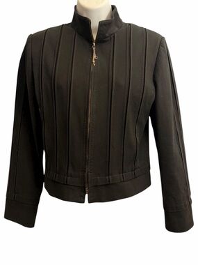 St John Sport Cropped Jacket Size Petite